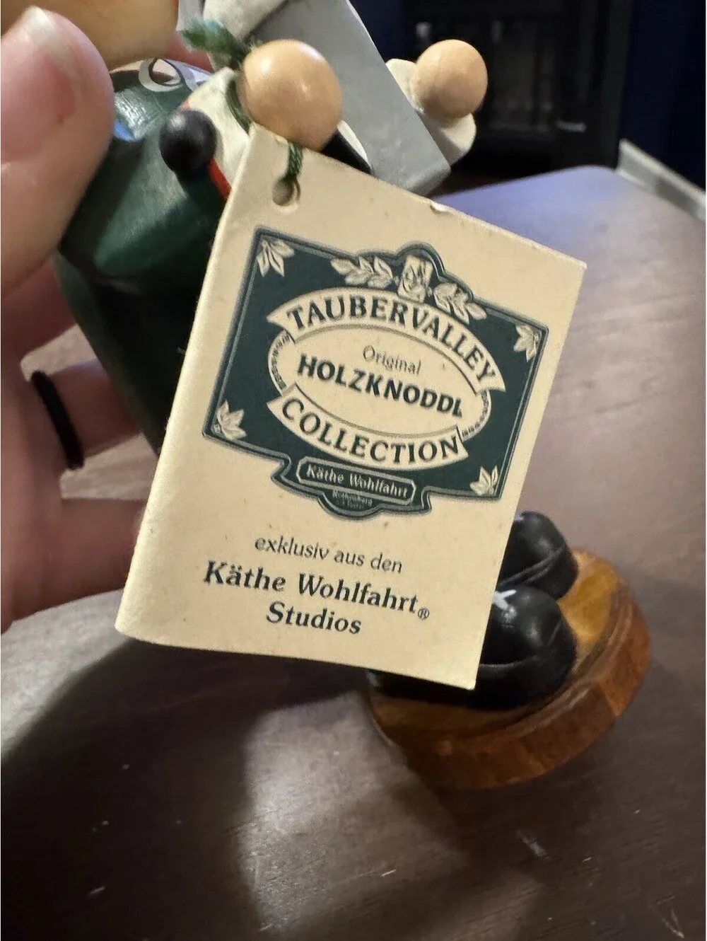 Holz Knoddl Kathe Wohlfahrt Original HOLZKNODDL Incense Smoker